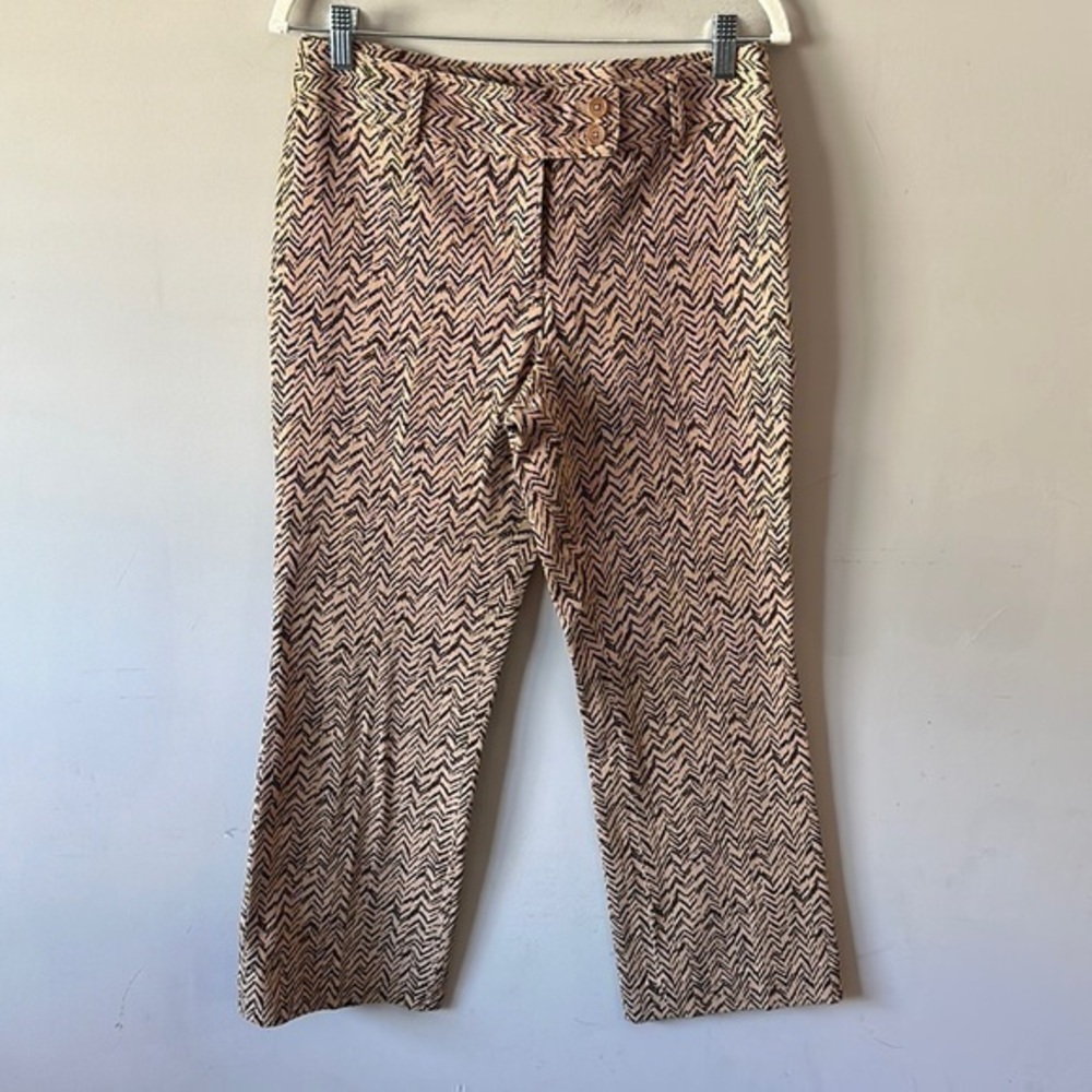 Harold's Elegant Herringbone Career Pants, Belt Loops Size 6